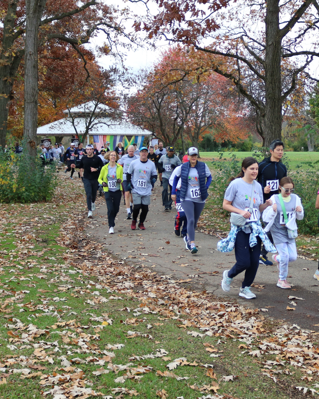 Runners at the 2023 Ann Arbor 5K.