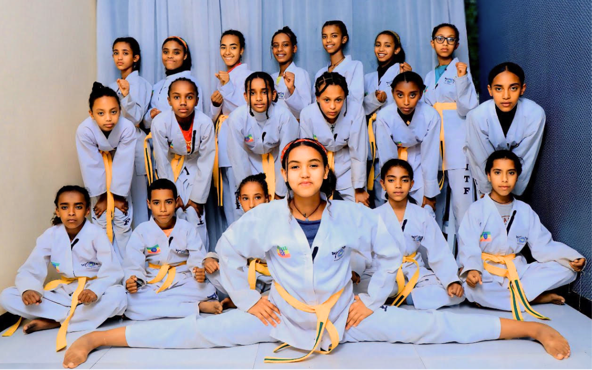 Taekwando Class in Ethiopia