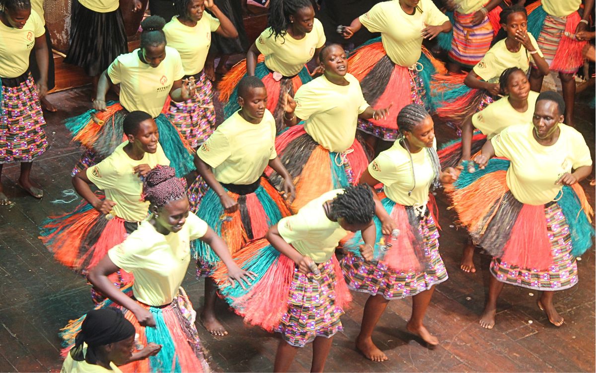 Uganda-PerformingArts Performing arts group dancing in Uganda