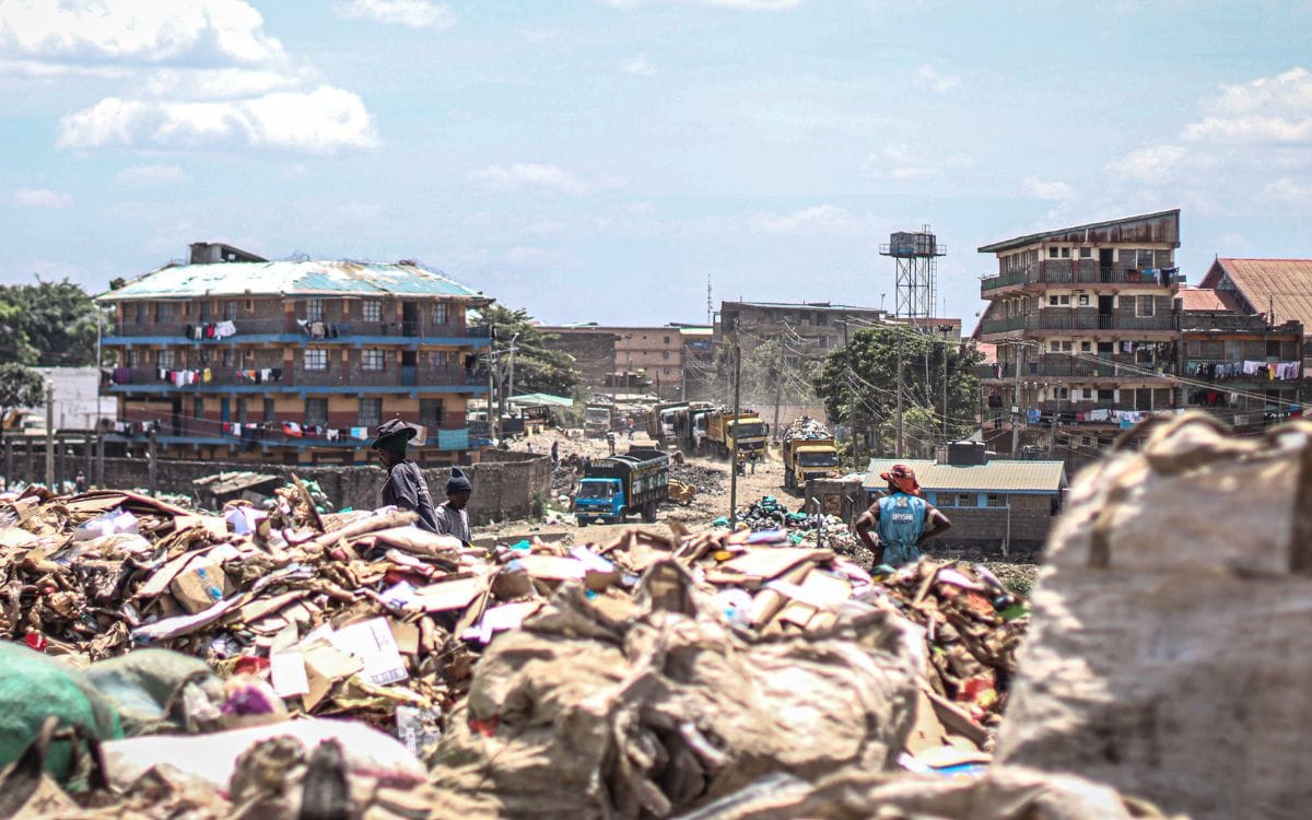 Kenya-Dandora-dumpsite The Dandora dumpsite in Kenya