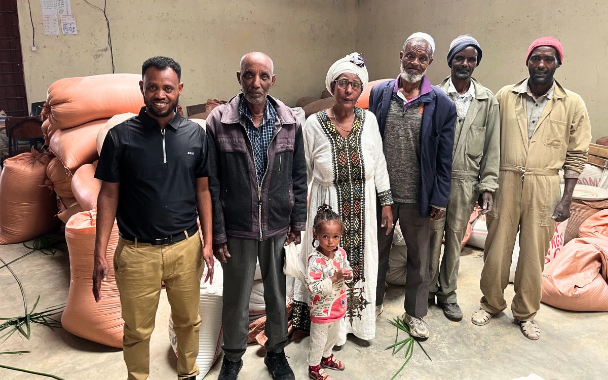 Members of the community in Ethiopia next to the Kore dumpsite
