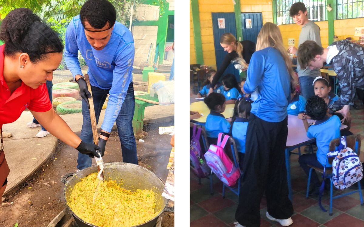 Darlin2 Students from Regis Jesuit high school with members of El Ocotillo community in San Pedro Sula.