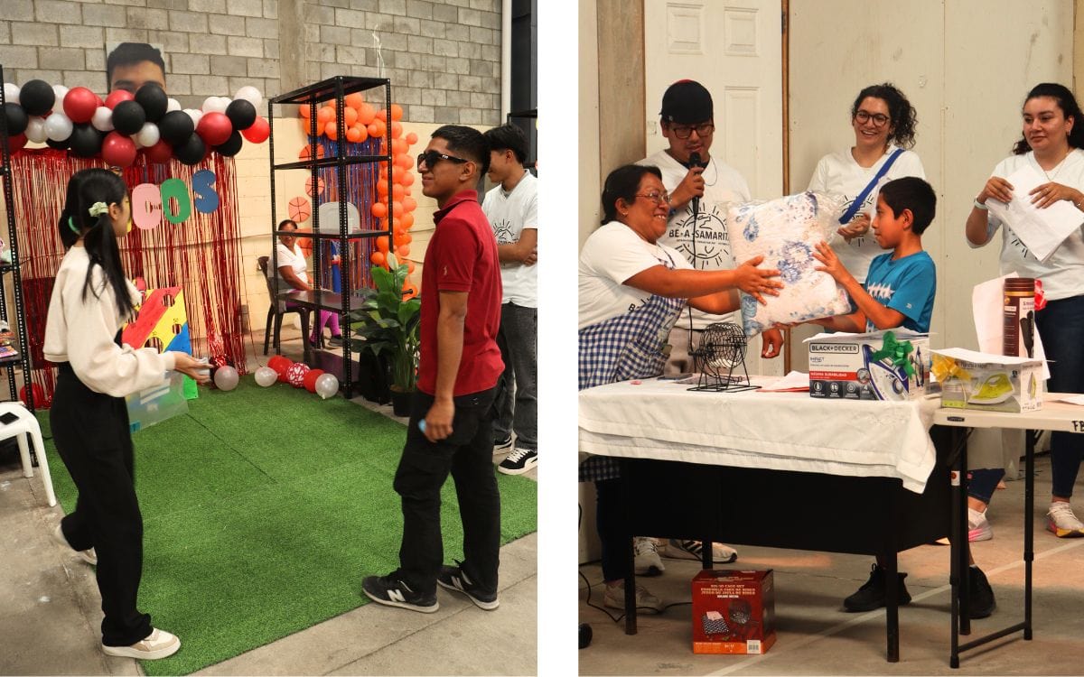 Scholars at a fair in Guatemala on International Samaritan Day, Oct. 25