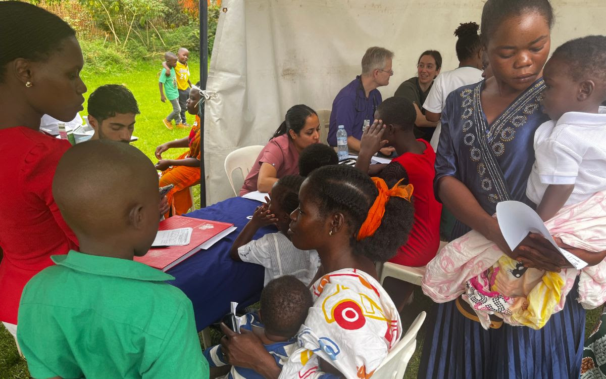 outreach medical clinic in Uganda