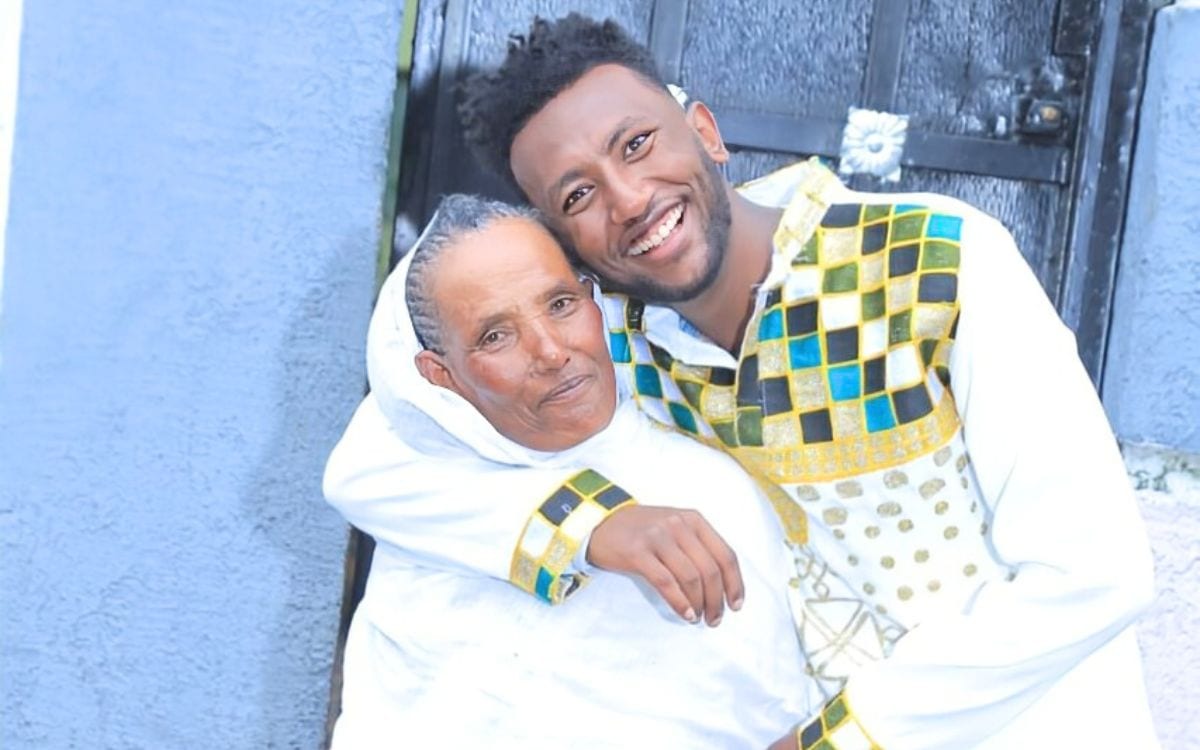 Danny & his mother in Ethiopia