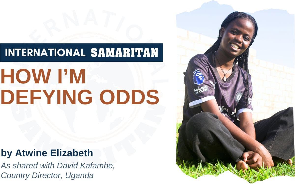 Title and Byline with photo of Atwine Elizabeth